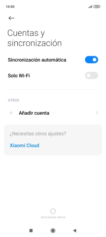 Pulsa Añadir cuenta.