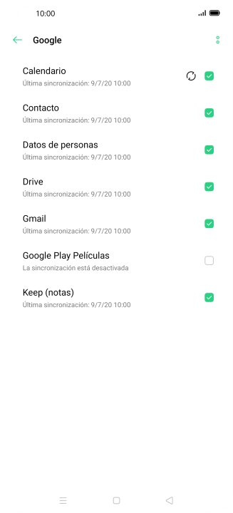 Pulsa la tecla de inicio para terminar y regresar a la pantalla de inicio.