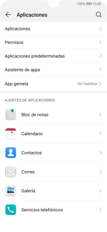 Pulsa Aplicaciones.