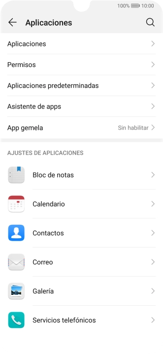 Pulsa Aplicaciones.