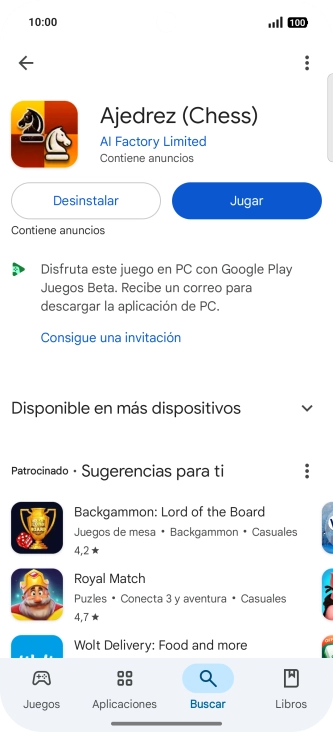 Desliza el dedo hacia arriba desde la parte inferior de la pantalla para terminar y volver a la pantalla de inicio.