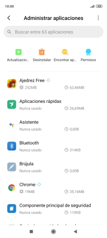 Pulsa la app deseada. Pulsa la app deseada.