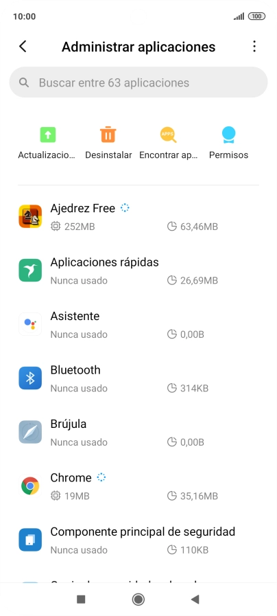 Pulsa la app deseada. Pulsa la app deseada.