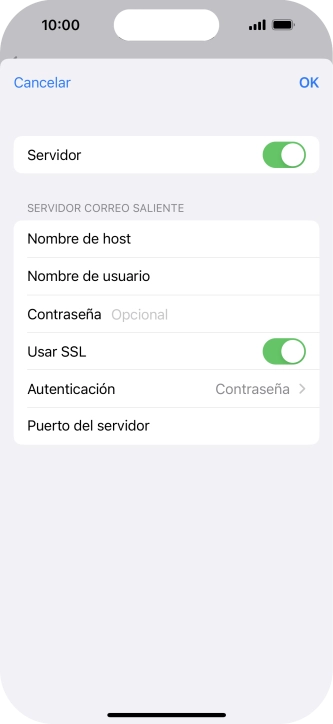 Pulsa el indicador junto a 