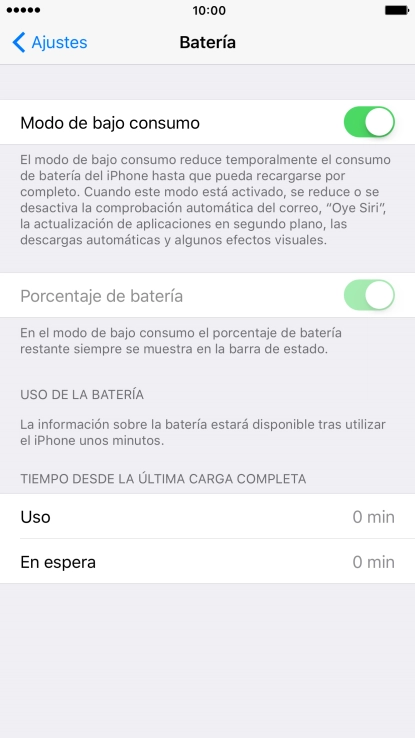 Pulsa la tecla de inicio para terminar y regresar a la pantalla de inicio.