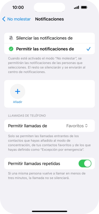 Pulsa la flecha hacia la izquierda.