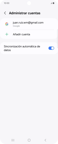 Pulsa Añadir cuenta.