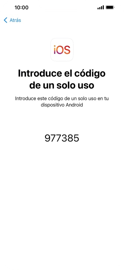 Seguir las indicaciones de la pantalla y de la app 