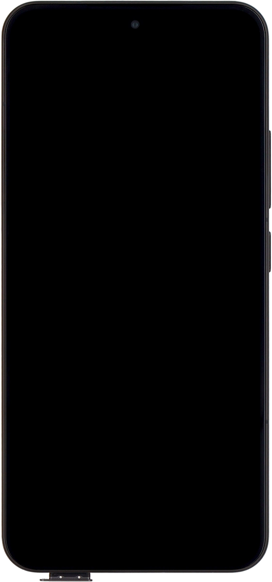 Retira el contenedor de la tarjeta SIM del teléfono.