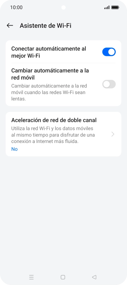 Pulsa el indicador junto a 