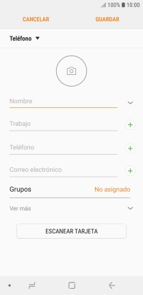 Pulsa la lista desplegable de la guía.