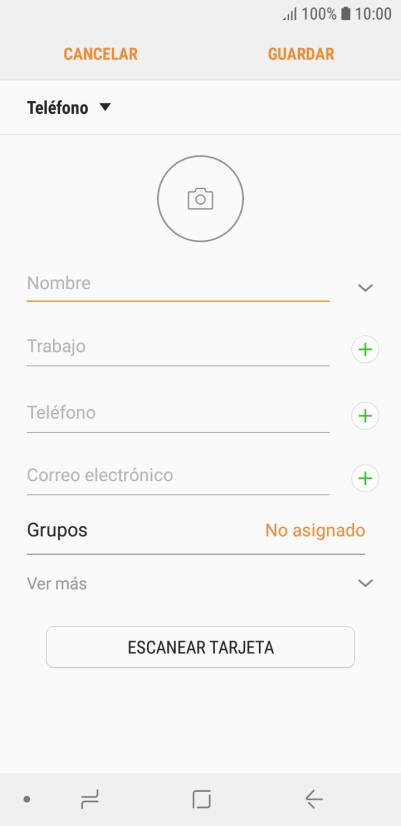 Pulsa la lista desplegable de la guía.