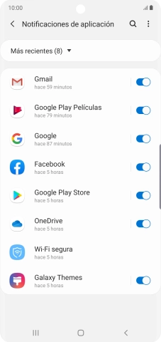 Pulsa la lista desplegable.