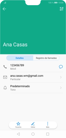 Pulsa el número de teléfono. Pulsa el número de teléfono.