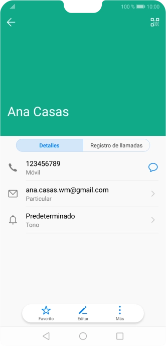 Pulsa el número de teléfono. Pulsa el número de teléfono.