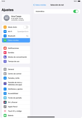 Pulsa el indicador junto a 