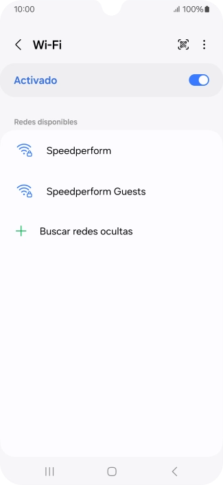 Pulsa la red wifi deseada.