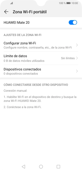 Pulsa la tecla de inicio para terminar y regresar a la pantalla de inicio.