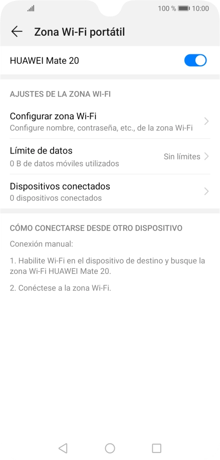 Pulsa la tecla de inicio para terminar y regresar a la pantalla de inicio.