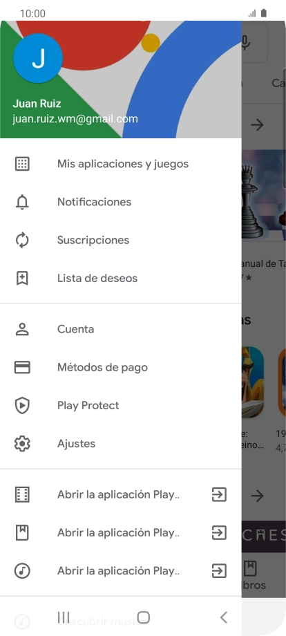 Pulsa Mis aplicaciones y juegos.