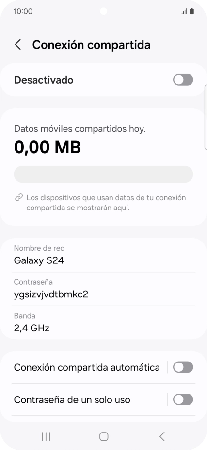 Pulsa Nombre de red.