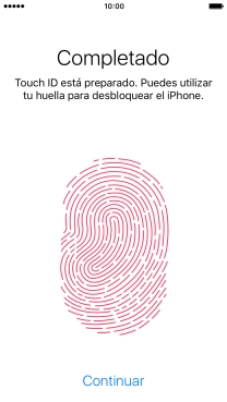 Pulsa Continuar. Si no has añadido anteriormente un código de seguridad, tendrás que introducir un código de libre elección dos veces consecutivas. Pulsa Continuar. Si no has añadido anteriormente un código de seguridad, tendrás que introducir un código de libre elección dos veces consecutivas.