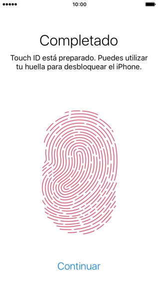 Pulsa Continuar. Si no has añadido anteriormente un código de seguridad, tendrás que introducir un código de libre elección dos veces consecutivas. Pulsa Continuar. Si no has añadido anteriormente un código de seguridad, tendrás que introducir un código de libre elección dos veces consecutivas.