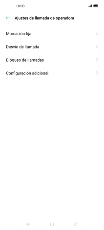 Pulsa Desvío de llamada.