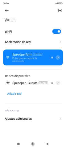 Pulsa la tecla de inicio para terminar y regresar a la pantalla de inicio.