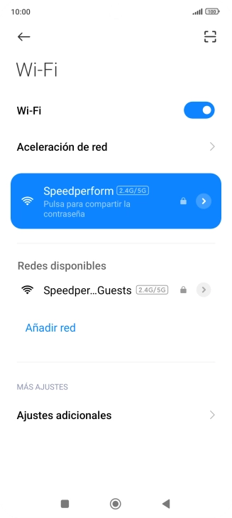 Pulsa la tecla de inicio para terminar y regresar a la pantalla de inicio.