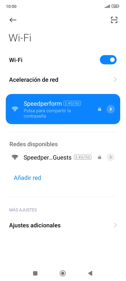 Pulsa la tecla de inicio para terminar y regresar a la pantalla de inicio.