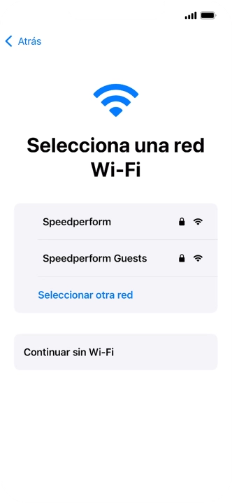 Pulsa la red wifi deseada.