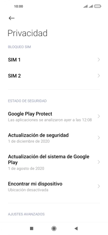 Pulsa la tarjeta SIM deseada.