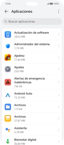 Pulsa la app deseada.