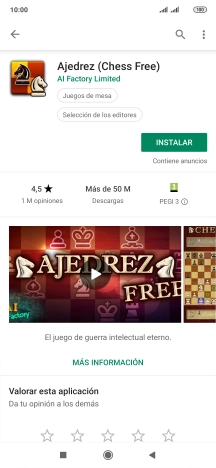 Pulsa INSTALAR y sigue las indicaciones de la pantalla para instalar la app. Pulsa INSTALAR y sigue las indicaciones de la pantalla para instalar la app.