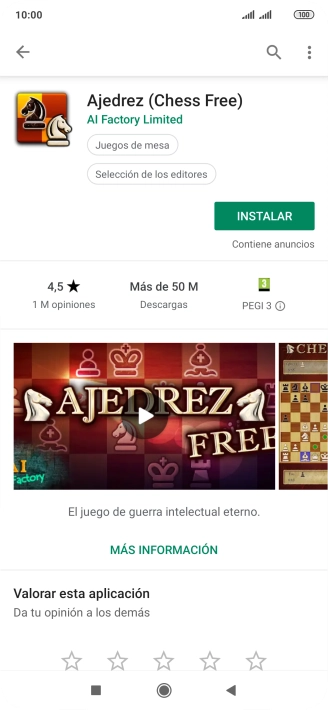 Pulsa INSTALAR y sigue las indicaciones de la pantalla para instalar la app. Pulsa INSTALAR y sigue las indicaciones de la pantalla para instalar la app.
