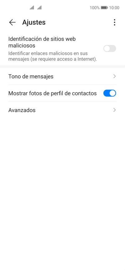 Pulsa Avanzados.