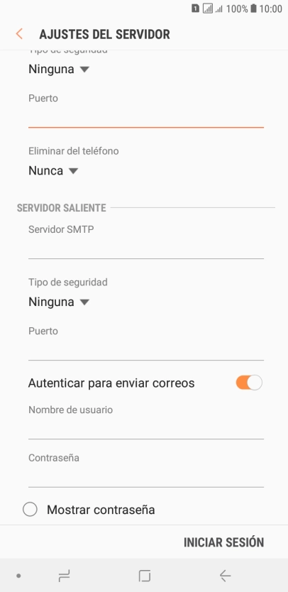 Pulsa la lista desplegable bajo 
