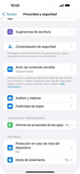 Pulsa Aviso de contenido sensible.