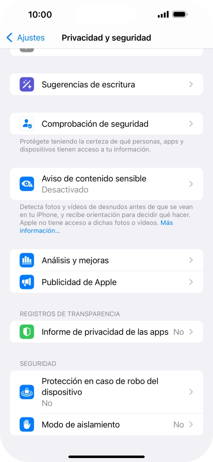 Pulsa Aviso de contenido sensible.
