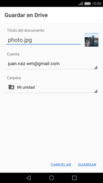 Pulsa la lista desplegable bajo 