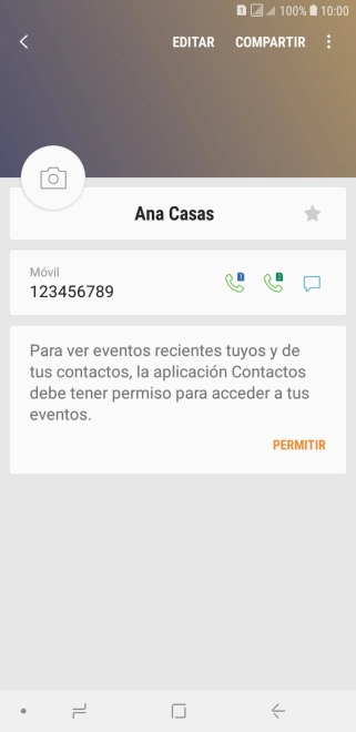 Pulsa la tecla de inicio para terminar y regresar a la pantalla de inicio.