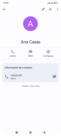 Pulsa la tecla de inicio para terminar y regresar a la pantalla de inicio.