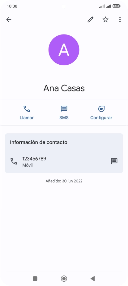 Pulsa la tecla de inicio para terminar y regresar a la pantalla de inicio.