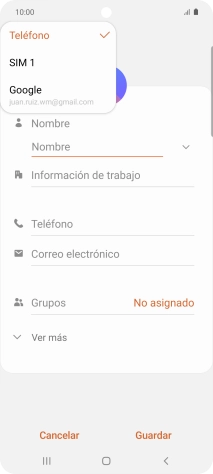 Pulsa Teléfono.