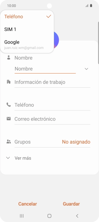 Pulsa Teléfono.