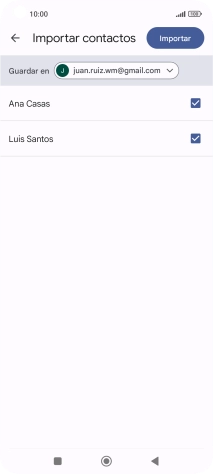 Pulsa la lista desplegable junto a 