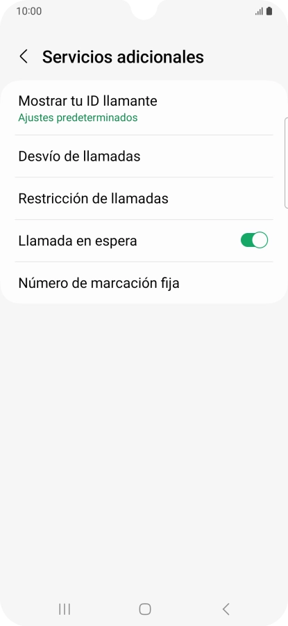 Pulsa Desvío de llamadas.