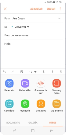 Pulsa Mis archivos y desplázate a la carpeta deseada.