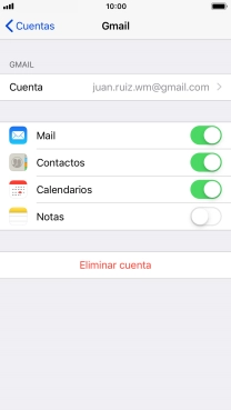Pulsa la tecla de inicio para terminar y regresar a la pantalla de inicio.